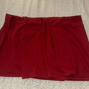 SHEIN Bold Red Mini Skirt